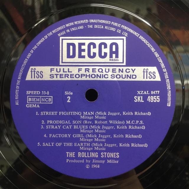 中古】10/22(土) 5F ～ROLLING STONESのUK & USオリジナル盤をお求め