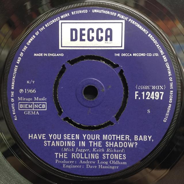 中古】10/15(土) ～ROLLING STONESのUKオリジナル盤7inchをまとめてご