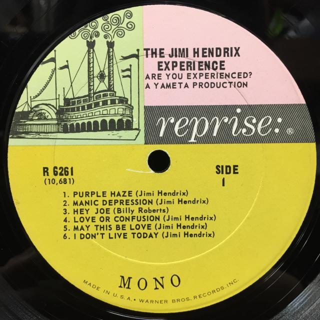 中古】11/13(日) スペシャルプライス！JIMI HENDRIX「ARE YOU EXPERIENCED？」米国モノラル初版  大特価で出品しました！！ : ディスクユニオン新宿ロックレコードストア