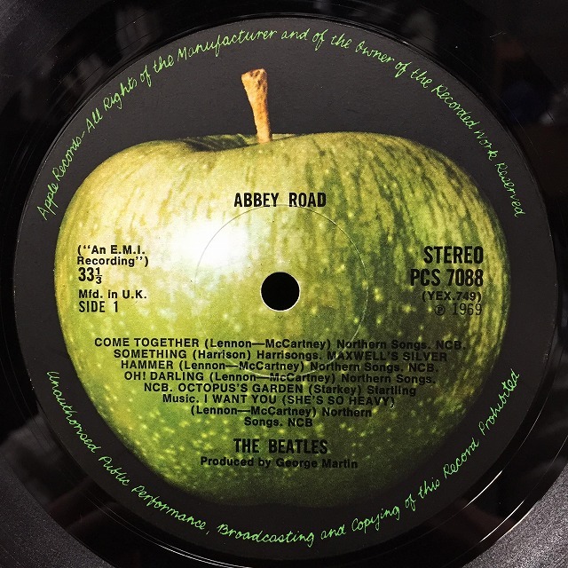 稀少UKオリジナルMono両面2桁轟音Beatles For Sale レコード