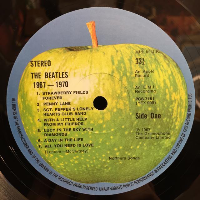 レコード新品同様! 1995年発売 UK盤 パーロフォン ペラジャケ ビートルズ ビートルズ・レコードの奥深き世界 3 : （ヴィンテージではない