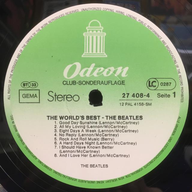 中古】3/4(土) ≪THE BEATLES各国盤≫ WORLDWIDE特別編！！ヨーロッパ 