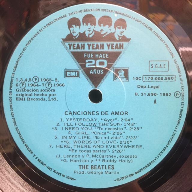 【中古】3/4(土) ≪THE BEATLES各国盤≫  WORLDWIDE特別編！！ヨーロッパ盤～稀少南米盤まで、大量50枚オーバーのスペシャルラインナップ！！ : ディスクユニオン新宿ロックレコードストア