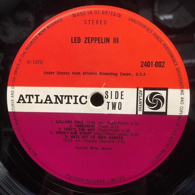 中古】1/24(火)『UKオリジナル盤+α』クラシックロック人気の原盤一挙