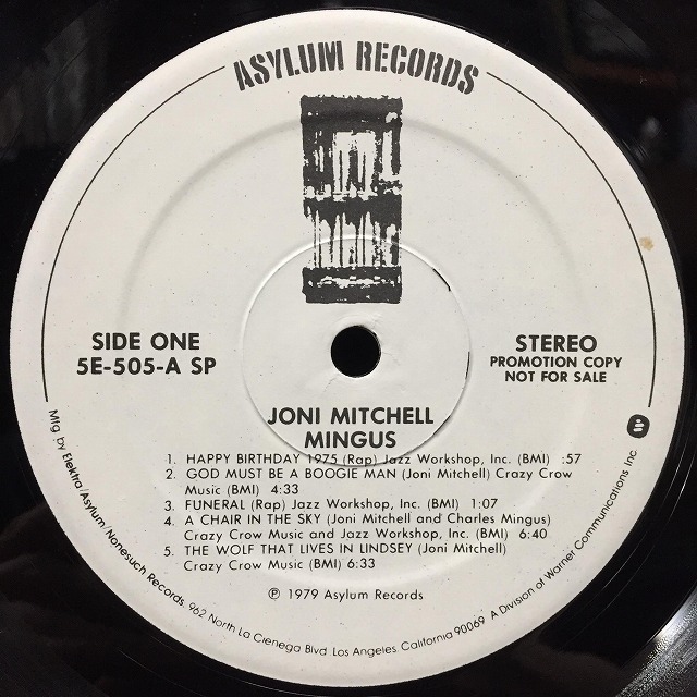 中古】2/8(水)≪JONI MITCHELL大特集≫REPRISE～ASYLUM～GEFFEN期まで 