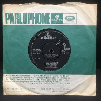 中古】6/17(土) ≪The Beatles≫ 5F ～本日はUKプレスの7inchシングル ...