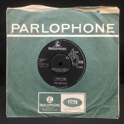 The Beatles I Feel Fine UK版 EP R5200ジャケ無 27 November 1964: UK single release: I Feel Fine | The