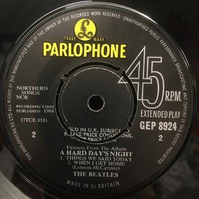 中古】6/17(土) ≪The Beatles≫ 5F ～本日はUKプレスの7inch