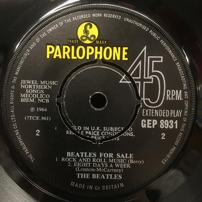 中古】6/17(土) ≪The Beatles≫ 5F ～本日はUKプレスの7inchシングル