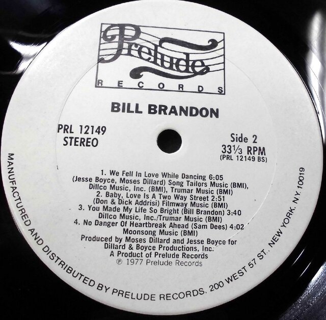 BILL BRANDON / BILL BRANDON 8