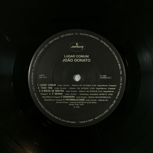 クリアランス純正品 Joao Donato / Lugar Comum (LP) レコード ladonna