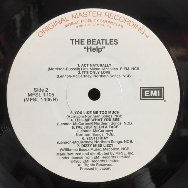 BEATLES中古】9/21(水) ～US盤各種～MOBILE FIDELITYまで、人気