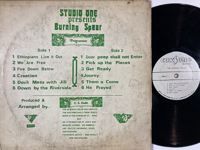 BURNING SPEAR / Studio One録音２枚セット - pakalanainn.com