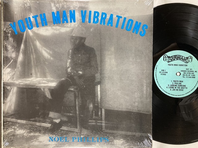 ROOTS) NOEL PHILLIPS - YOUTH MAN VIBRATIONS LP (オリジナルプレス)-