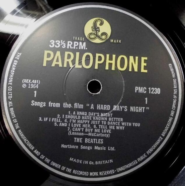 時間指定不可】 The Beatles オリジナルインナースリーブ mono UK盤 