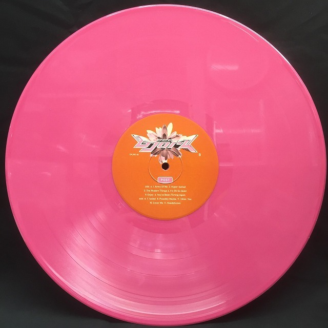 Bjork POST UK初回盤ピンクレコード