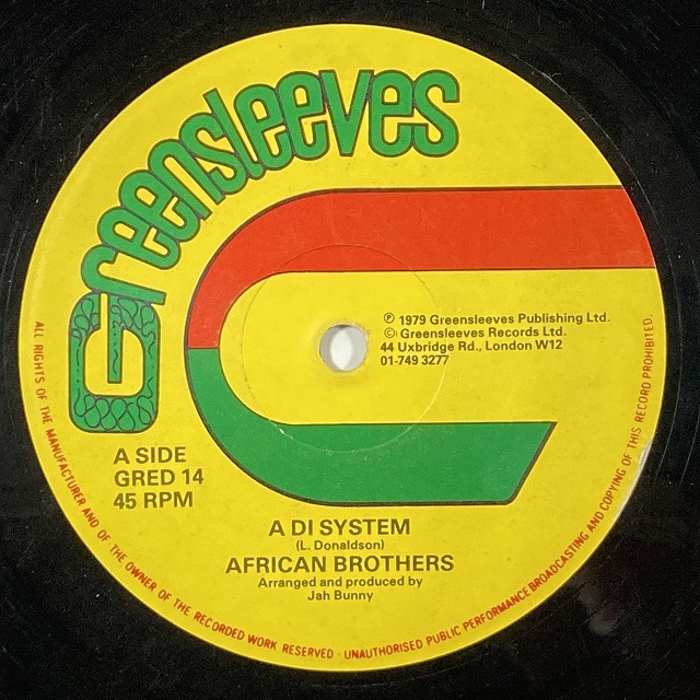 【REGGAE】-中古12インチ- GREENSLEEVESレーベルの12インチが153枚入荷しました。 : ディスクユニオン新宿ラテン・ブラジル館