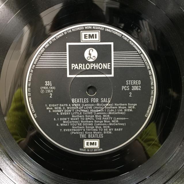 稀少UKオリジナル1stステレオ2桁Beatles For Sale レコード Beatles For Sale” UKオリジナルモノラル盤 | 猫のブログ