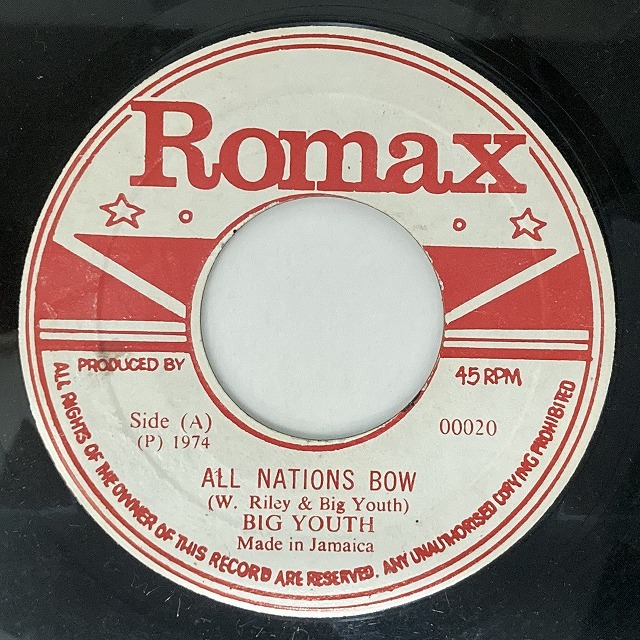 REGGAE】-中古7インチ- ルーツ・レゲエ中心に中古7インチが154枚入荷しました。ディー・ジェイ中心です。 :  ディスクユニオン新宿ラテン・ブラジル館