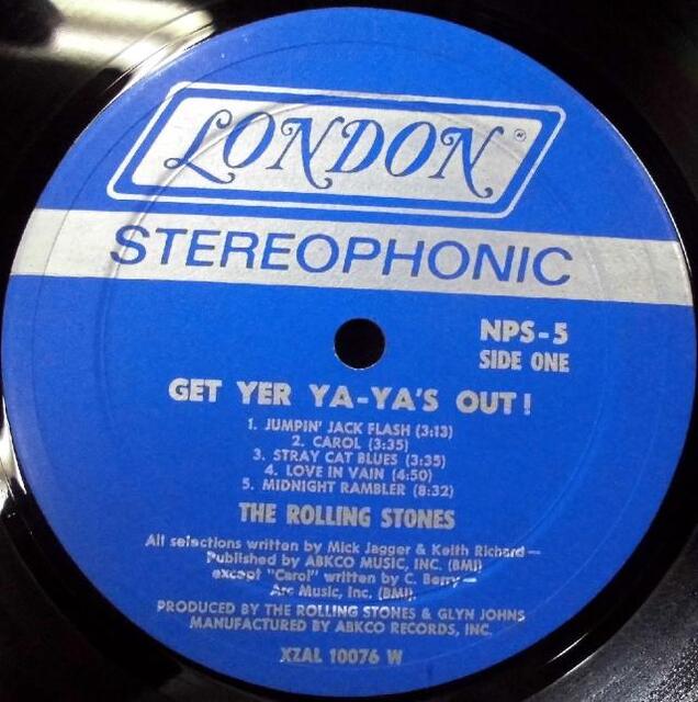 【中古】4/1(土) ≪The Rolling Stones≫ LONDON発のオリジナル盤 