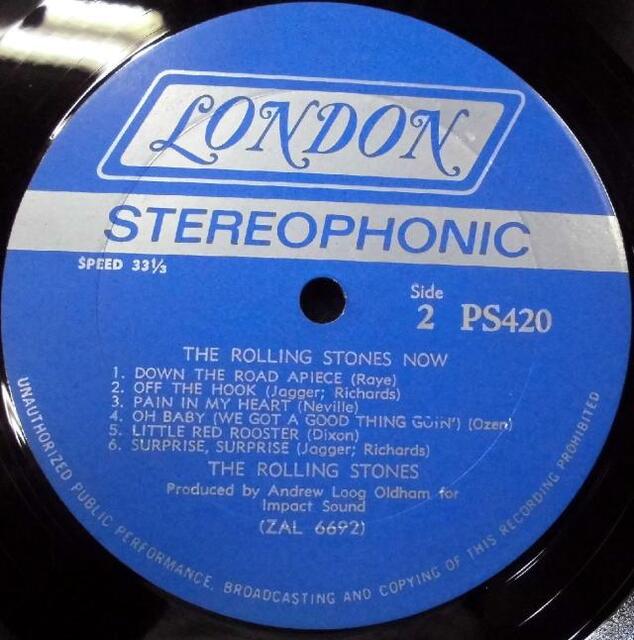【中古】4/1(土) ≪The Rolling Stones≫ LONDON発のオリジナル盤