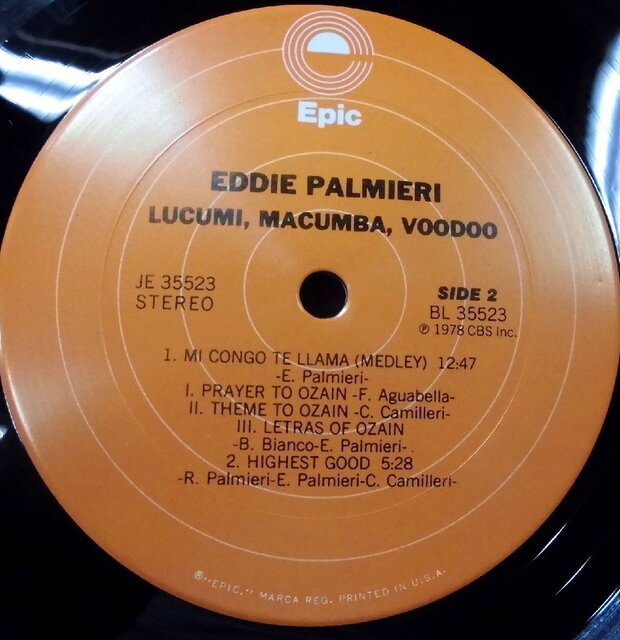 EDDIE PALMIERI / LUCUMI MACUMBA VOODOO 8