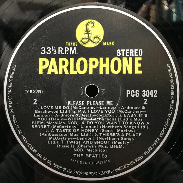 ラバー・ソウル/ビートルズ PARLOPHONE PCS3075 レコード-