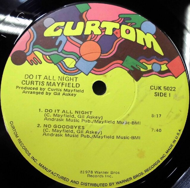 CURTIS MAYFIELD / DO IT ALL NIGHT 7