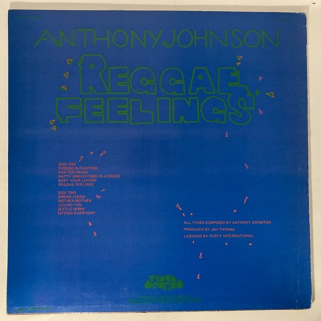 Anthony Johnson - Reggae Feelings (Vinyle Neuf) main image 1