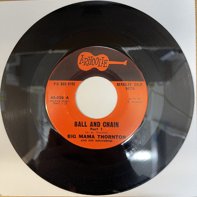 【中古】2/25(日) ～R&Bオリジネーター！BIG MAMA THORNTONによるタマラナイR&Bナンバー"BALL AND CHAIN