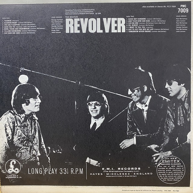 稀少UK回収マト極品Revolver Beatlesビートルズリボルバーレコード Revolver (4枚組アナログレコード+7インチシングルレコード/BOX