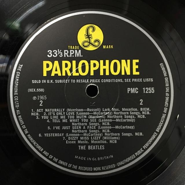 中古】ビートルズ研究 ～ 英盤『HELP!』の謎を追え！ : ディスク