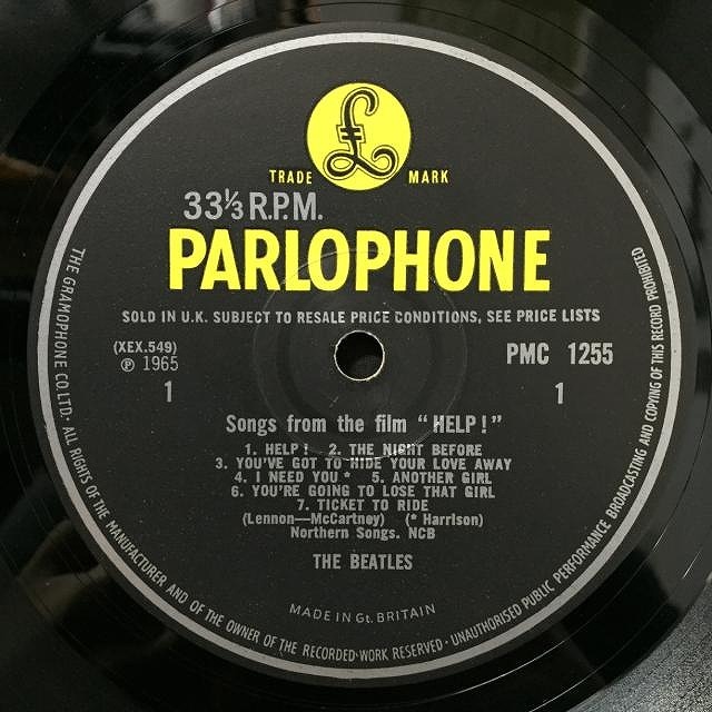 中古】ビートルズ研究 ～ 英盤『HELP!』の謎を追え！ : ディスク