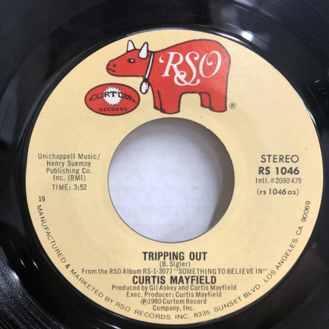 廃盤セール】CURTIS MAYFIELD / TRIPPING OUT (RS1046) 廃盤