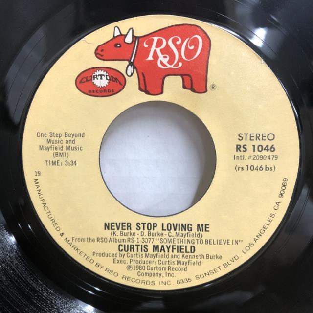 廃盤セール】CURTIS MAYFIELD / TRIPPING OUT (RS1046) 廃盤
