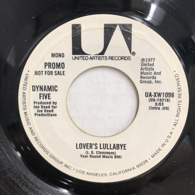 廃盤セール】DYNAMIC FIVE / LOVER'S LULLABYE (UAXW1096) 廃盤
