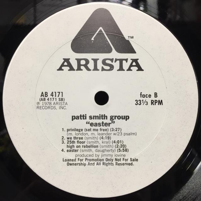 PATTI SMITH / EASTER 8