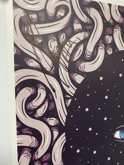 King Crimson サイン入りポスター キングクリムゾン最終日100枚限定 King Crimson サイン入りポスター キングクリムゾン最終日100枚