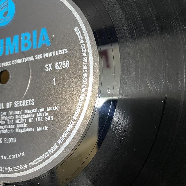 【ギガレア‼︎】ピンクフロイド/神秘　UKオリジ　Monoマト1/1スタンパー1桁 ギガレア！】ピンクフロイド/神秘UKオリジMonoマト1/1スタンパー