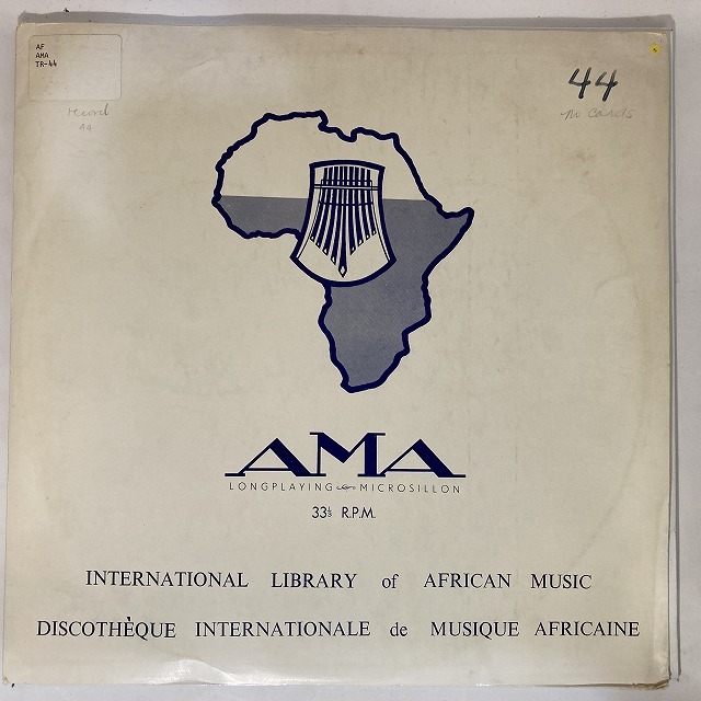 V.A. / SOUND OF AFRICA SONS D'AFRIQUE SERIES - VALLEY TONGA, ZAMBIA