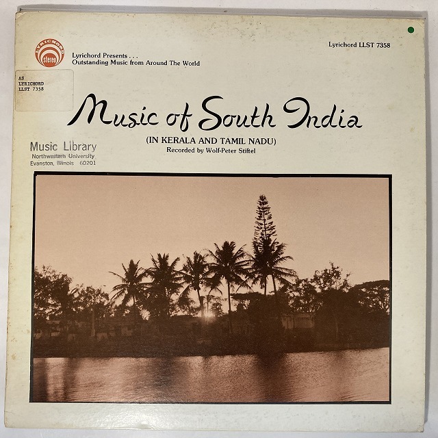 KERALA AND TAMIL NADI / MUSIC OF SOUTH INDIA