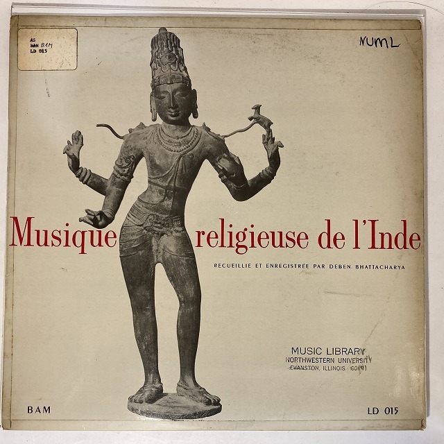 DEBEN BHATTACHARYA / MUSIQUE RELIGIEUSE D