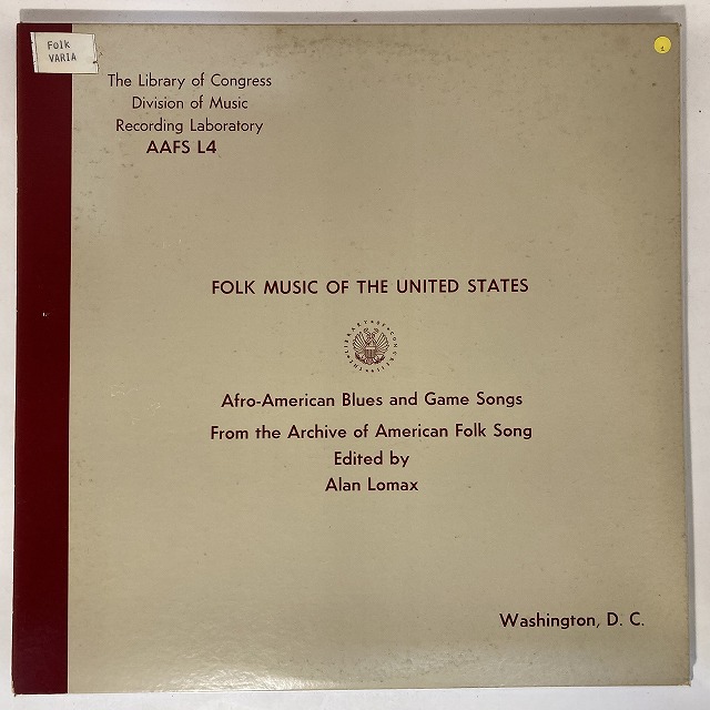 V.A. / AFRO-AMERICAN BLUES AND GAME SONGS