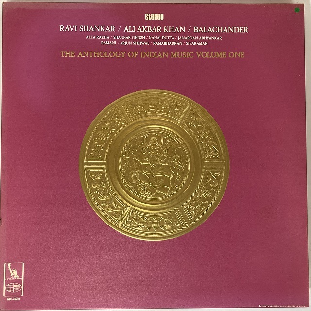 RAVI SHANKAR/ALI AKB / ANTHOLOGY OF INDIAN