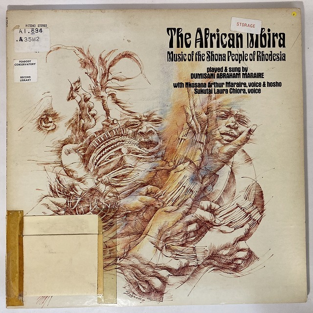 V.A. / AFRICAN MBIRA - MUSIC OF THE SHONA PEOPLE OF RHODESIA