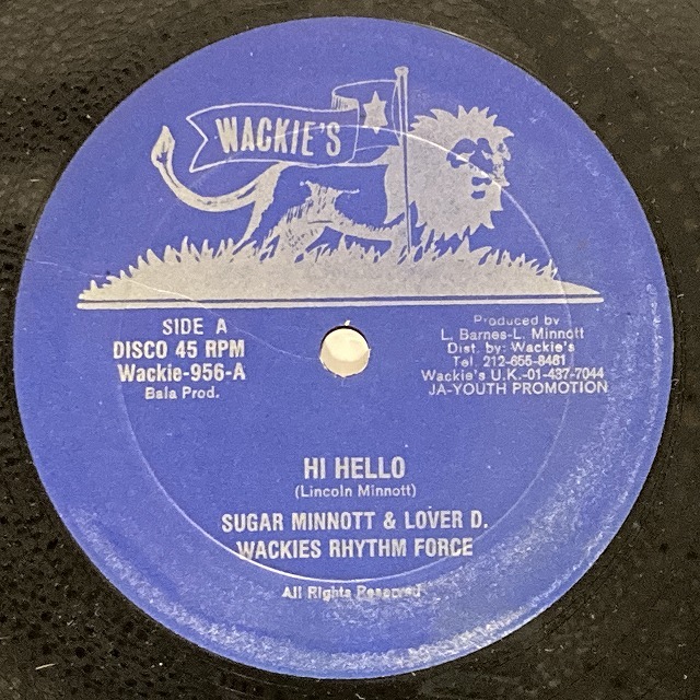 REGGAE】-中古12インチ- WACKIE'S等の12インチがまとまって入荷しま