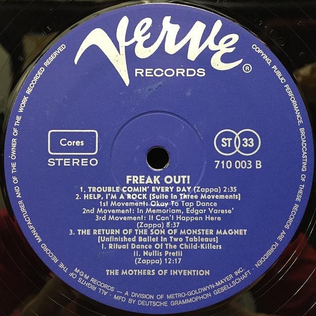 フランク・ザッパ＆マザーズ・オブ・インヴェンション 名盤