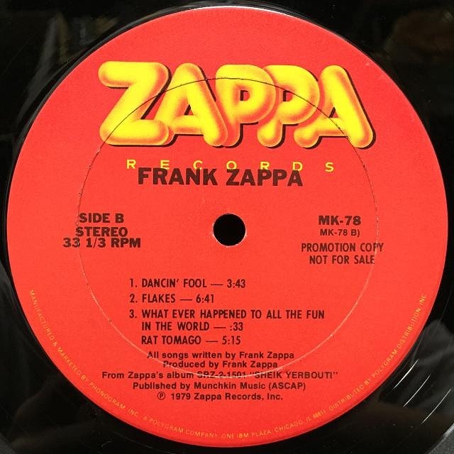 特集】究極のFRANK ZAPPAコレクション『週刊雑派』（第23号