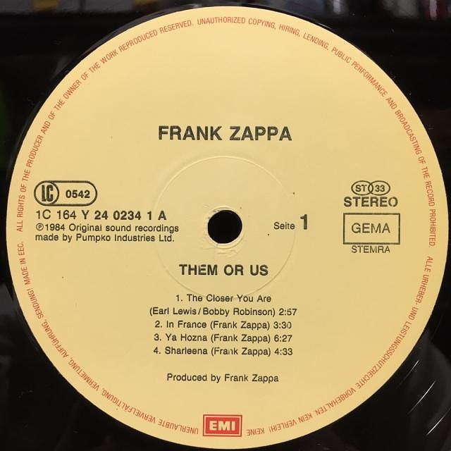 ◾️フランク・ザッパ/限定ベスト2LP◾️ FRANK ZAPPA / Stric ◾️フランク・ザッパ/限定ベスト2LP◾️ FRANK ZAPPA / Stric