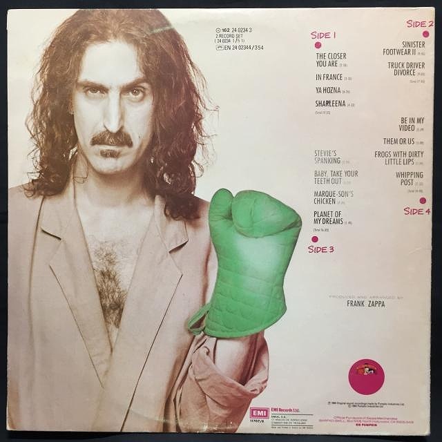 フランクザッパ　FRANK ZAPPA LP盤レコード Frank Zappa / Francesco Zappa - Guitar Records